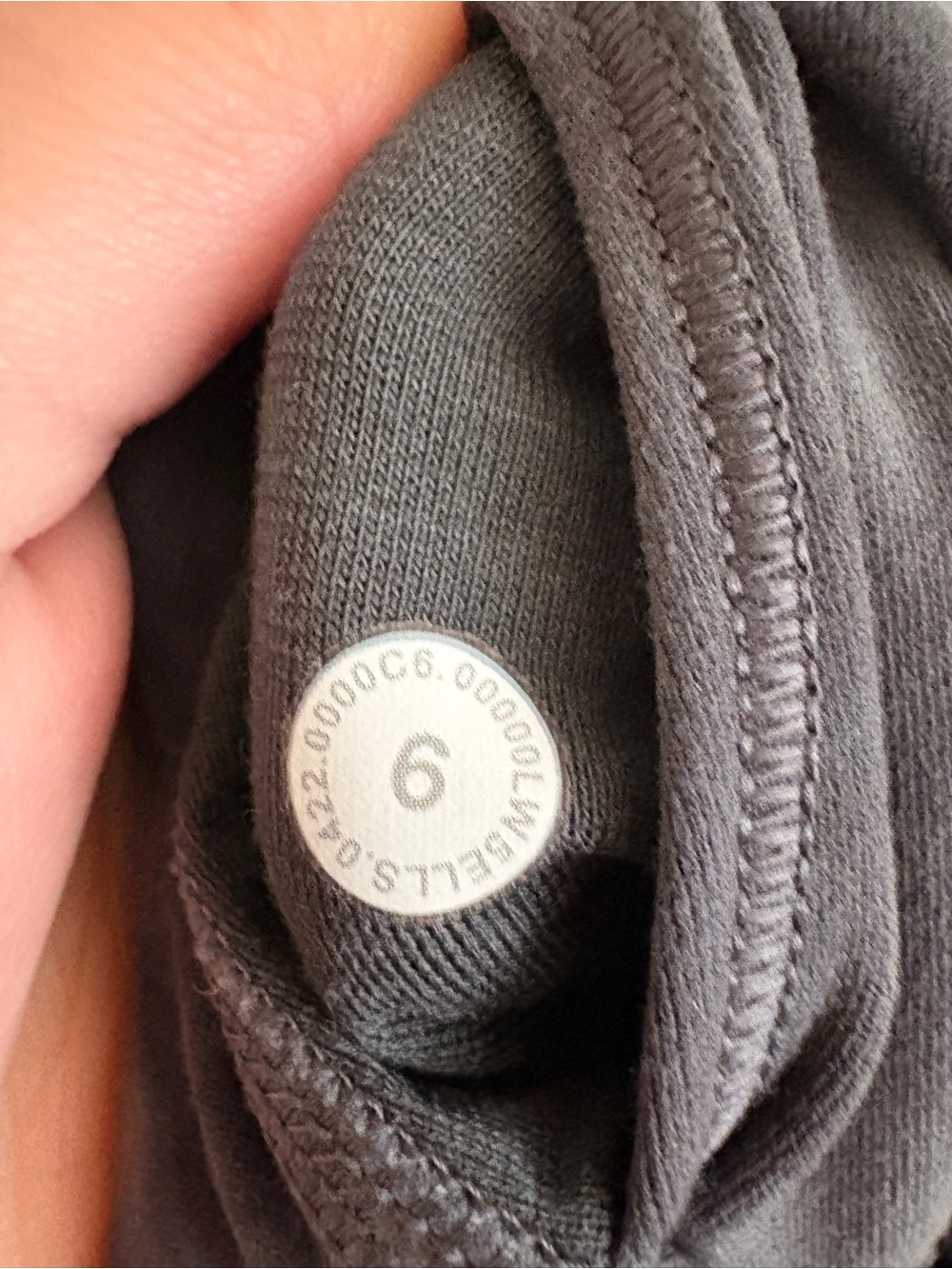 Lululemon Align High-Rise Pant 25” Diamond Dye Pitch Grey Graphite Grey Size 6 - Picture 7 of 10